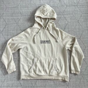 Taylor Swift The Eras Tour Adult Unisex Beige/Cream Casual Pullover Hoodie